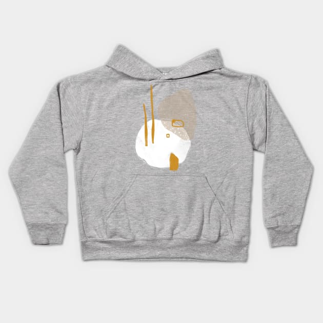 Abstract Shapes Kids Hoodie by Tosik-Art